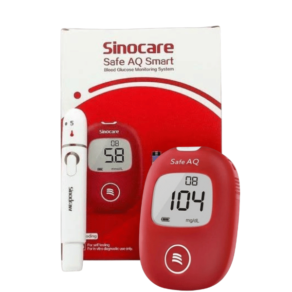 Sinocare Safe AQ Smart Blood Glucose Monitoring System – Digital Smart Meter