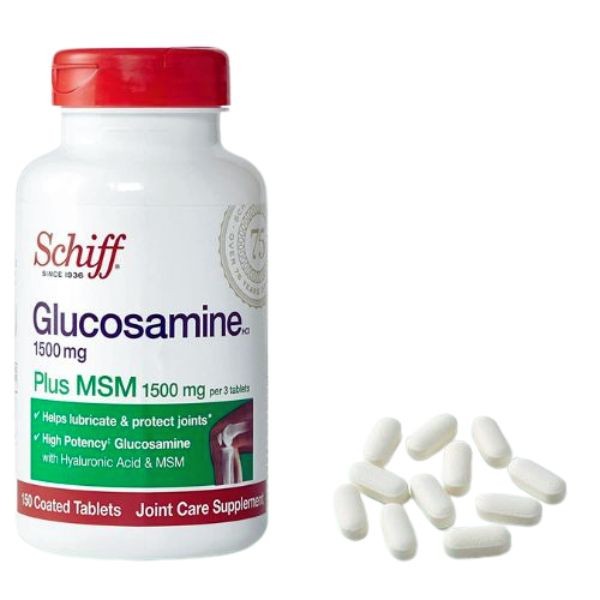 Schiff Glucosamine 1500mg Plus MSM and Hyaluronic Acid