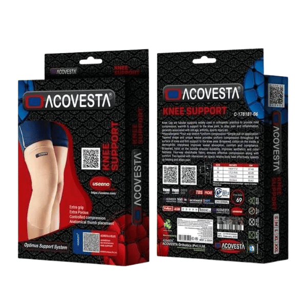 Acovesta Premium Knee Support – Elastic Compression Sleeve for Gym & Fitness